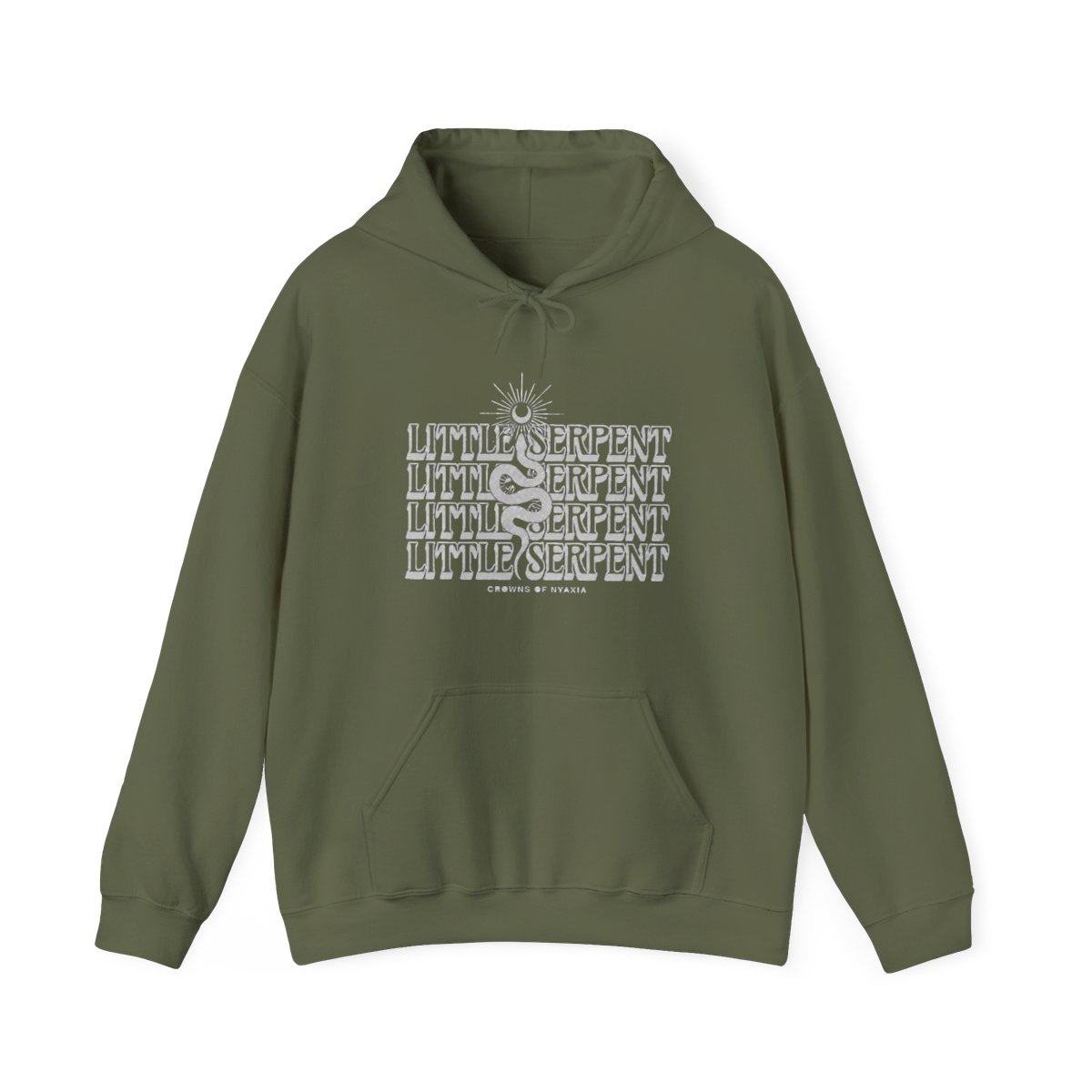 Little Serpent Hoodie - the Serpent and the Wings of Night Hoodie - Crowns of Nyaxia - Licensed Carissa Broadbent Merch - Oraya Sweater - alternate angle 4, merchandise