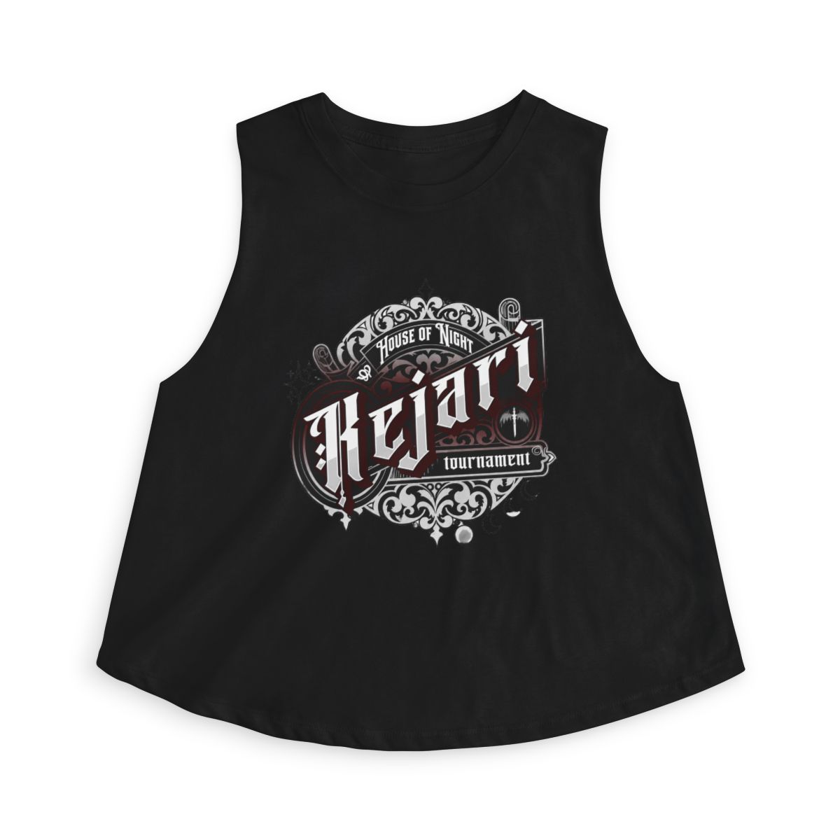 Kejari Tournament Crop Top - Crowns of Nyaxia - Officially Licensed Carissa Broadbent Merch - House of Night T-shirt - Bookish Merch - alternate angle 3, merchandise
