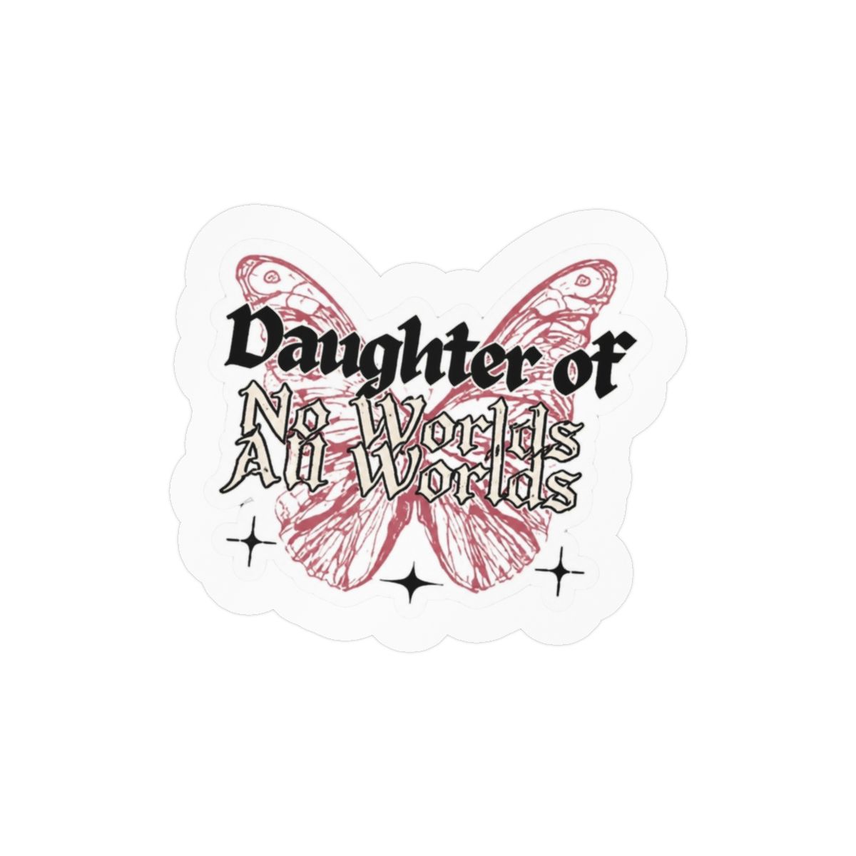 Daughter of No Worlds Sticker, War of Lost Hearts Kindle Decal, Carissa Broadbent Book Merch I OFFICIALLY LICENSED
